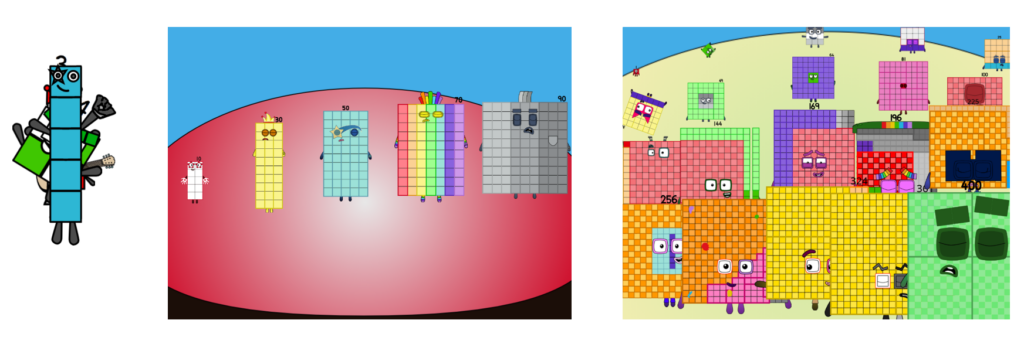variations on Scratch's number block band